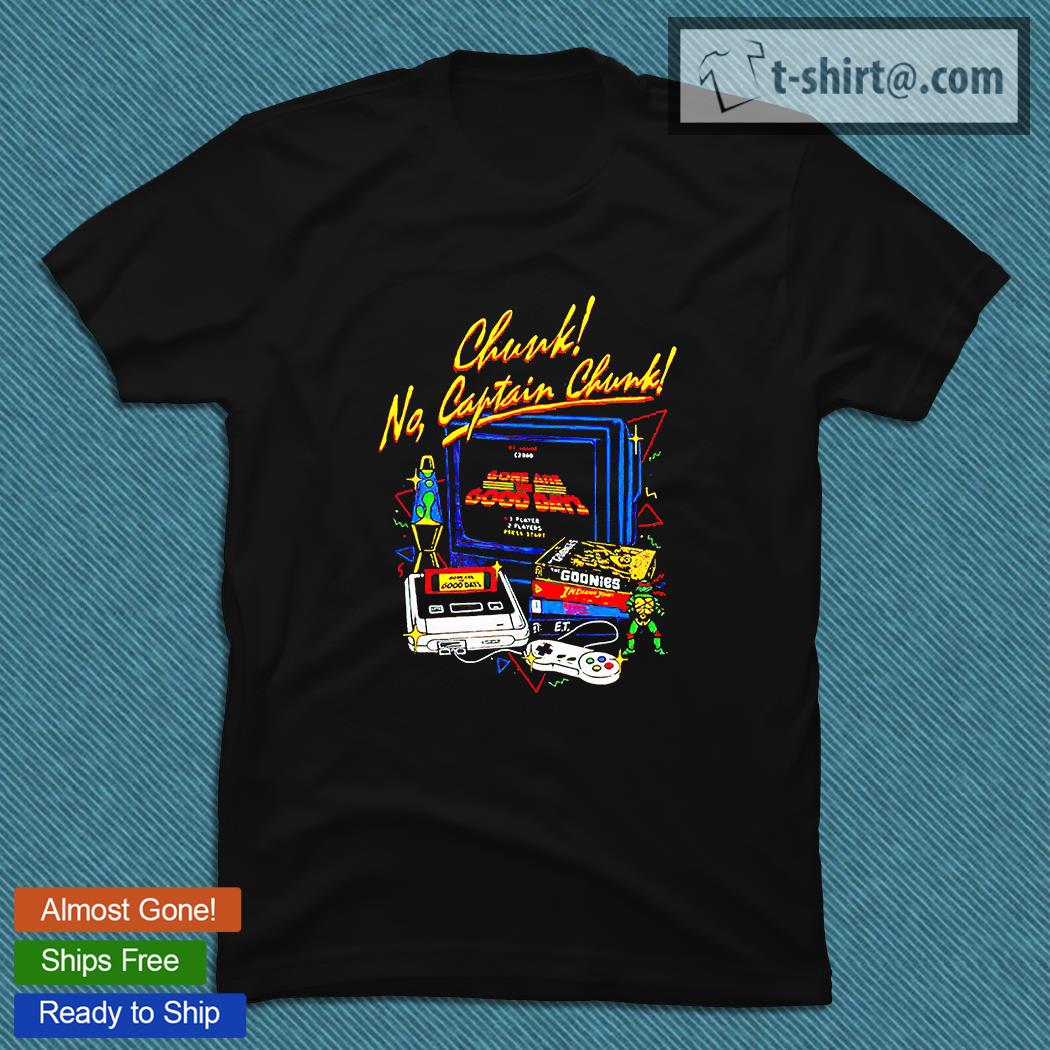 Chunk No Captain Chunk Gaming T-shirt T-Shirts | CHEEFATEE Premium Fashion T-Shirts, Hoodie