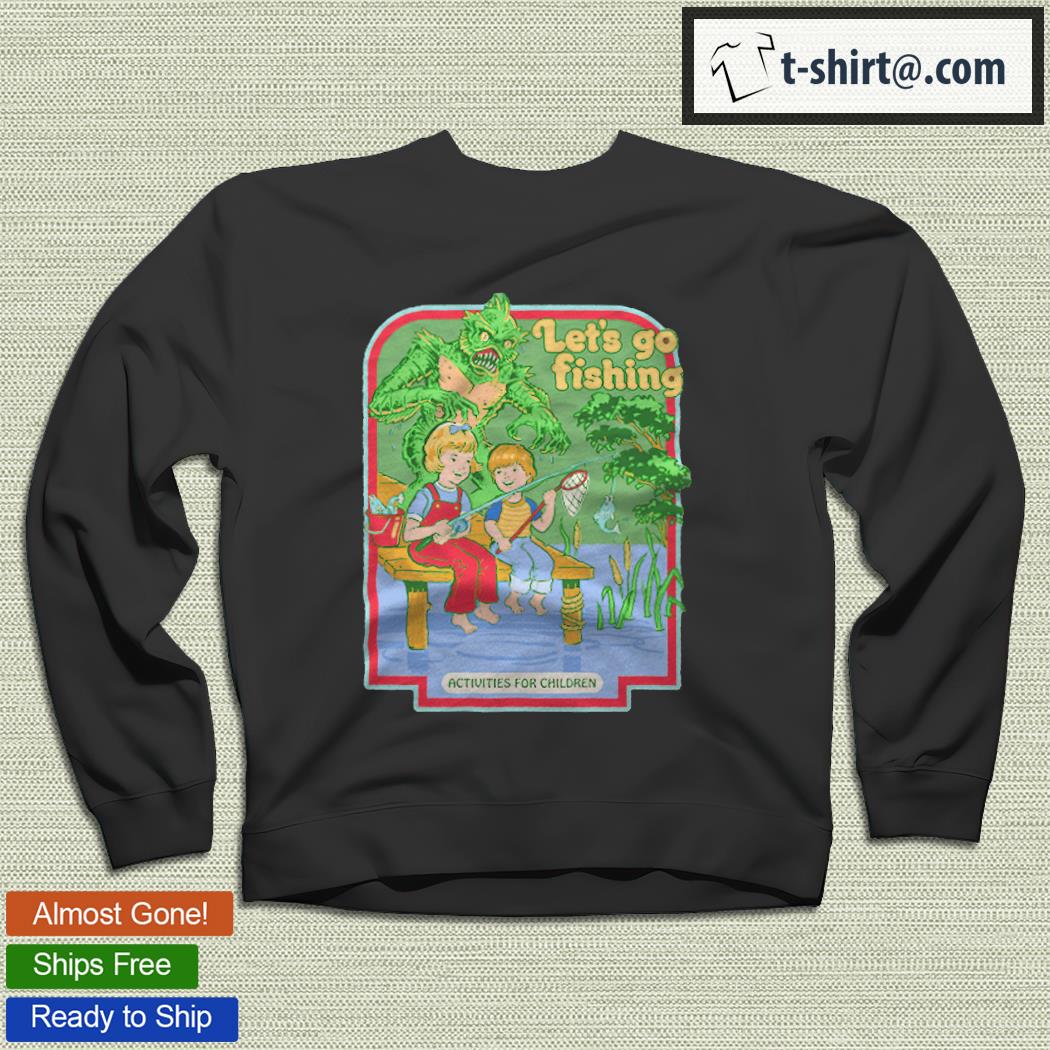 Let's Go Fishing Activities For Children Steven Rhodes T-Shirt