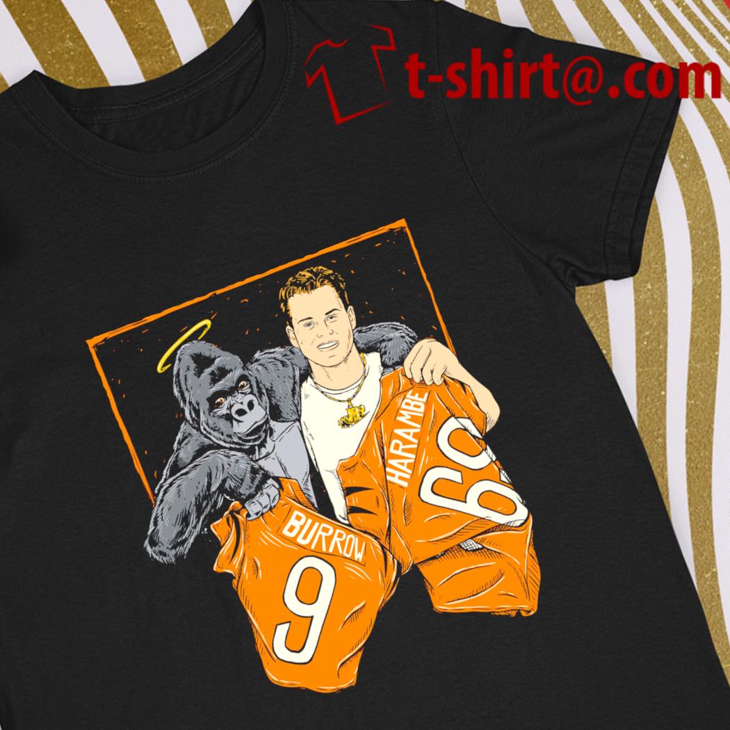 Harambe and Joe Burrow the Cincinnati football T-shirt – T-Shirts   CHEEFATEE – Premium Fashion T-Shirts, Hoodie – Cheerfatee Fashion LLC –  Store  Collection Home Page Sports & Pop-culture Tee