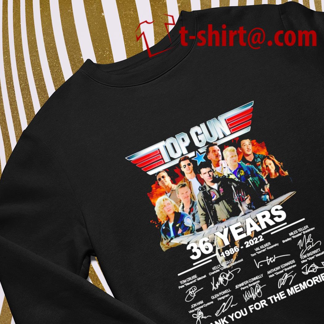 Top Gun 2 1986 2022 36 Years Thank You For The Memories Signature