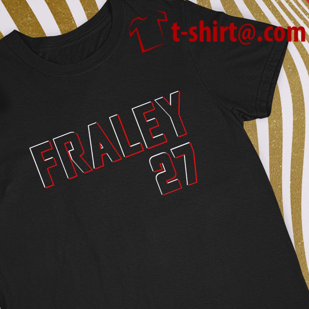 Official jake fraley #27 cincinnatI reds baseball 2023 T-shirt, hoodie,  tank top, sweater and long sleeve t-shirt