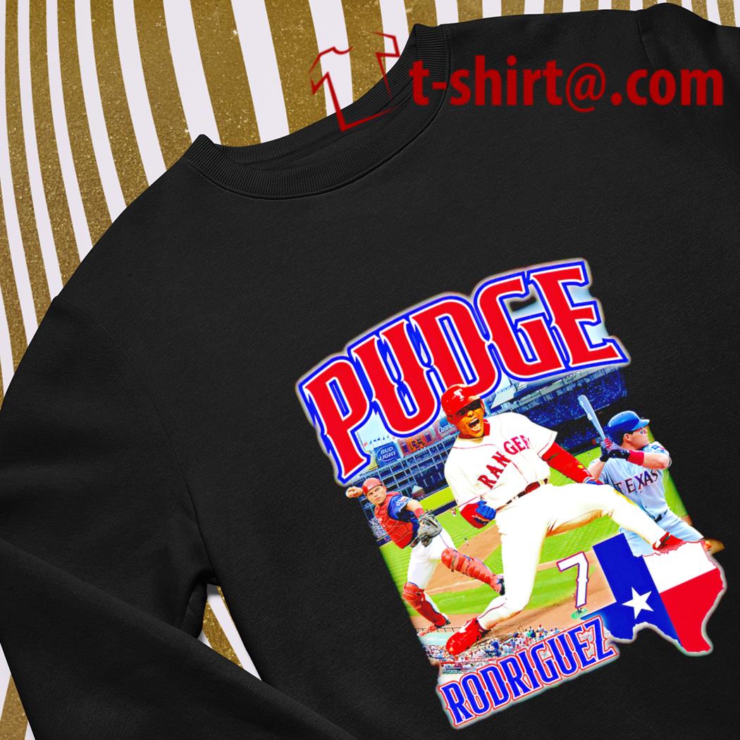 Iván Rodríguez #7 Texas Rangers baseball Pudge Rodriguez 2023 T-shirt,  hoodie, sweater, long sleeve and tank top