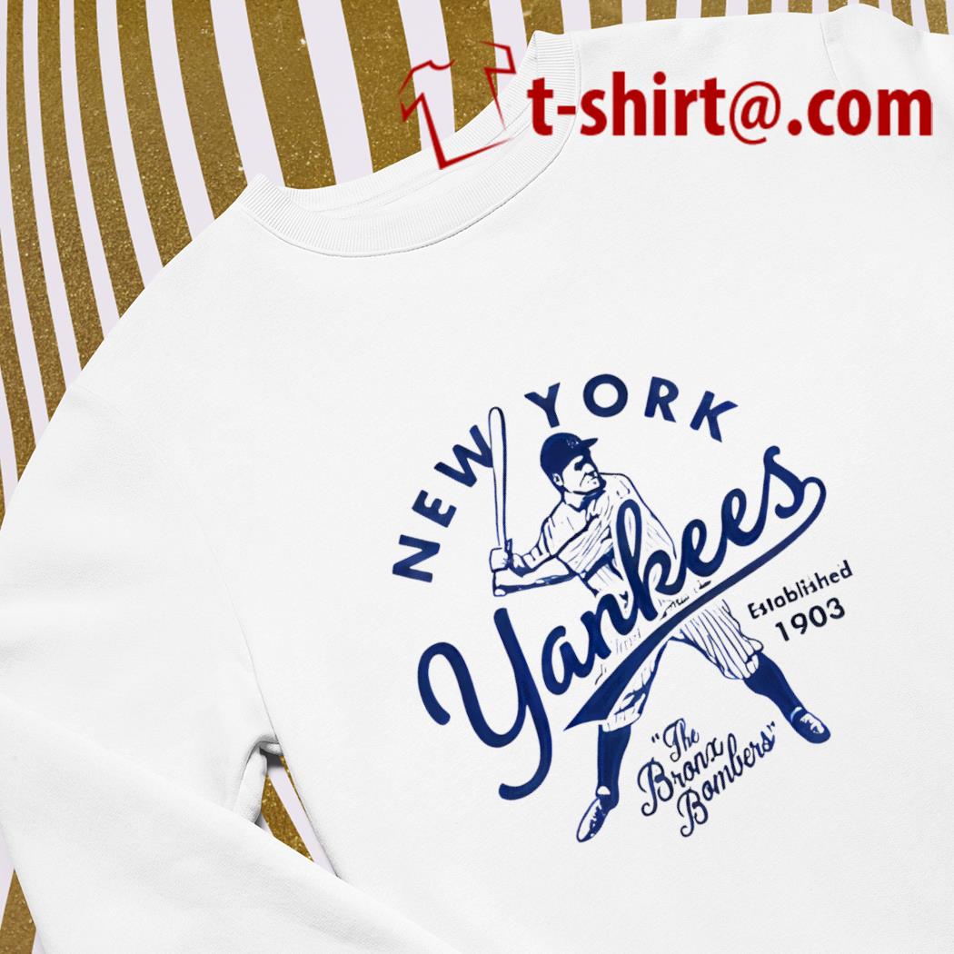 New York Yankees the Bronx Bombers established 1903 T-shirt, hoodie,  sweater, long sleeve and tank top