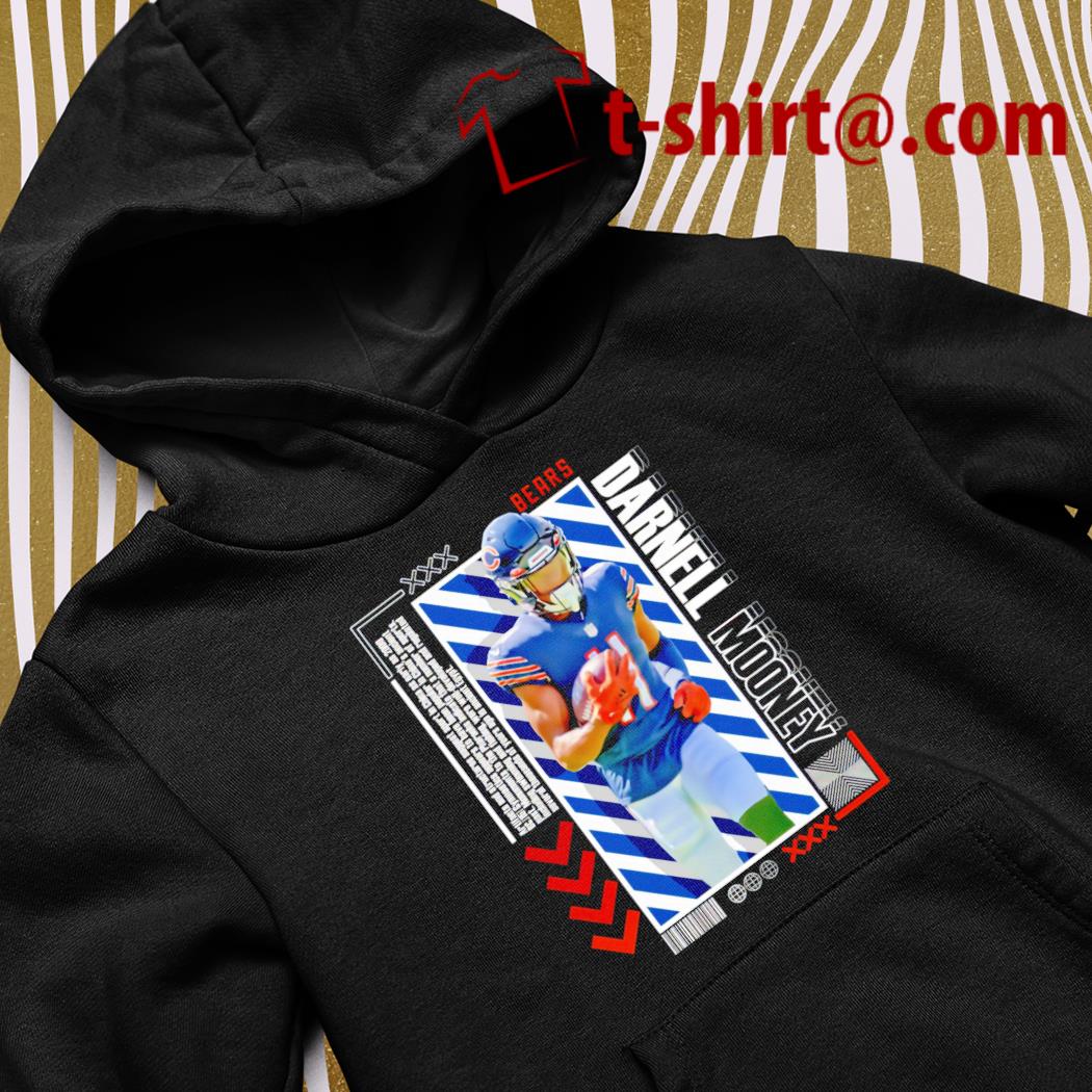 Darnell Mooney 11 Chicago Bears football player glitch poster gift shirt,  hoodie, sweater, long sleeve and tank top