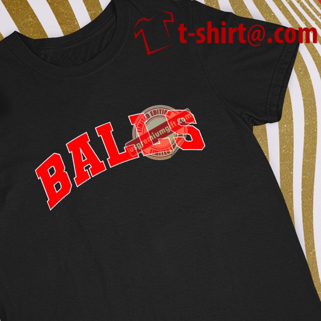 Nice balls red text gift 2023 shirt