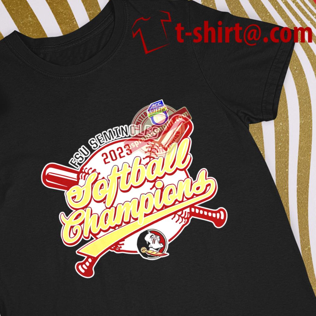 Official fSU Seminoles 2023 ACC softball Champions logo gift shirt