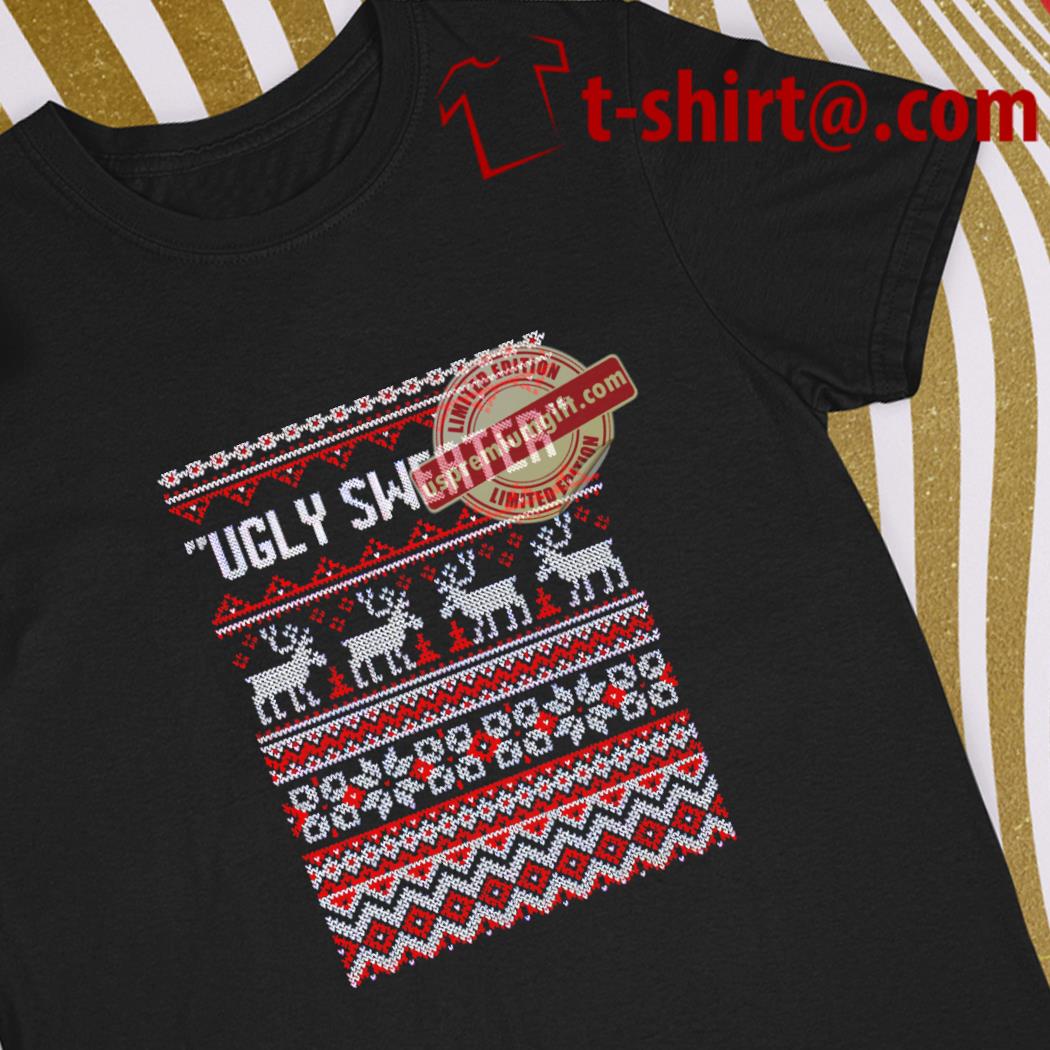 Official happy Merry Christmas deers ugly sweater funny shirt