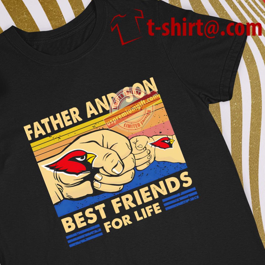 Original arizona Cardinals father and son best friends for life logo Vintage shirt