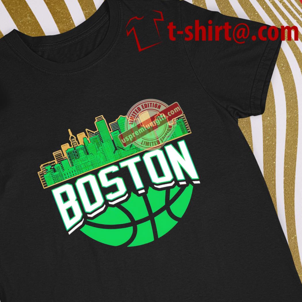 Original boston basketball city logo gift shirt