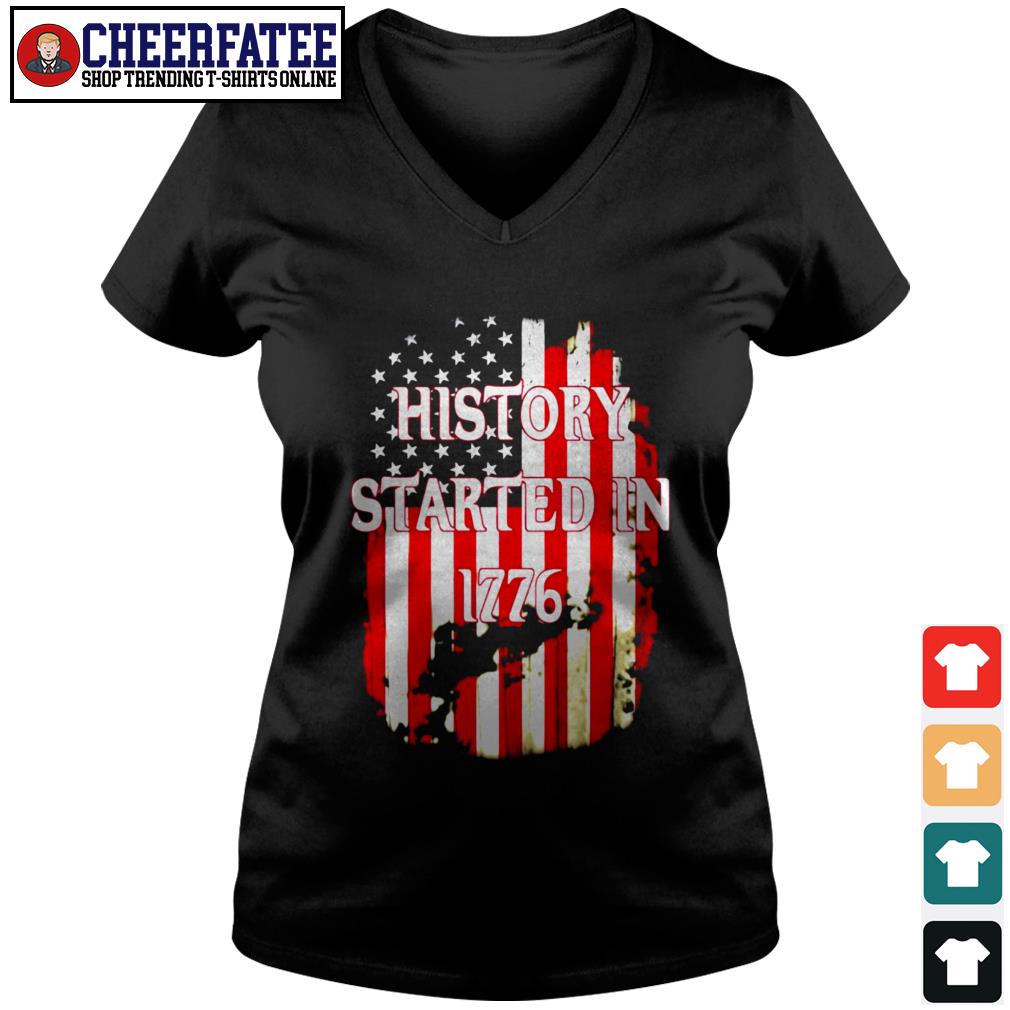 History started in 1776 Robert Oberst shirt – T-Shirts | CHEEFATEE